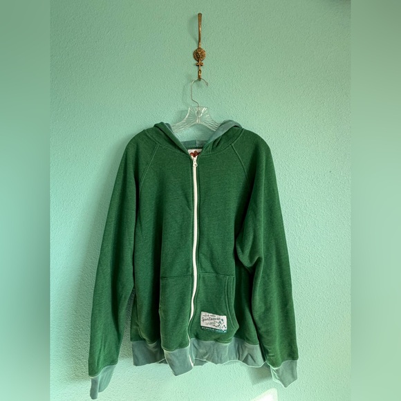 🎾 Ace the Moon The Tennis Zip Up Hoodie, Green - Picture 3 of 7